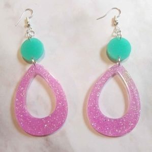One of a Kind! Acrylic Earrings